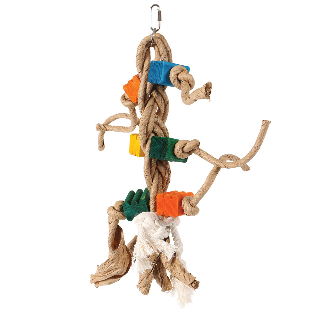 An image of Zig-Zag Paper Rope Shredding Toy - Small