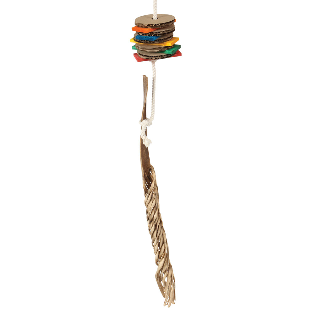 An image of Vegetable Holder Parrot Toy