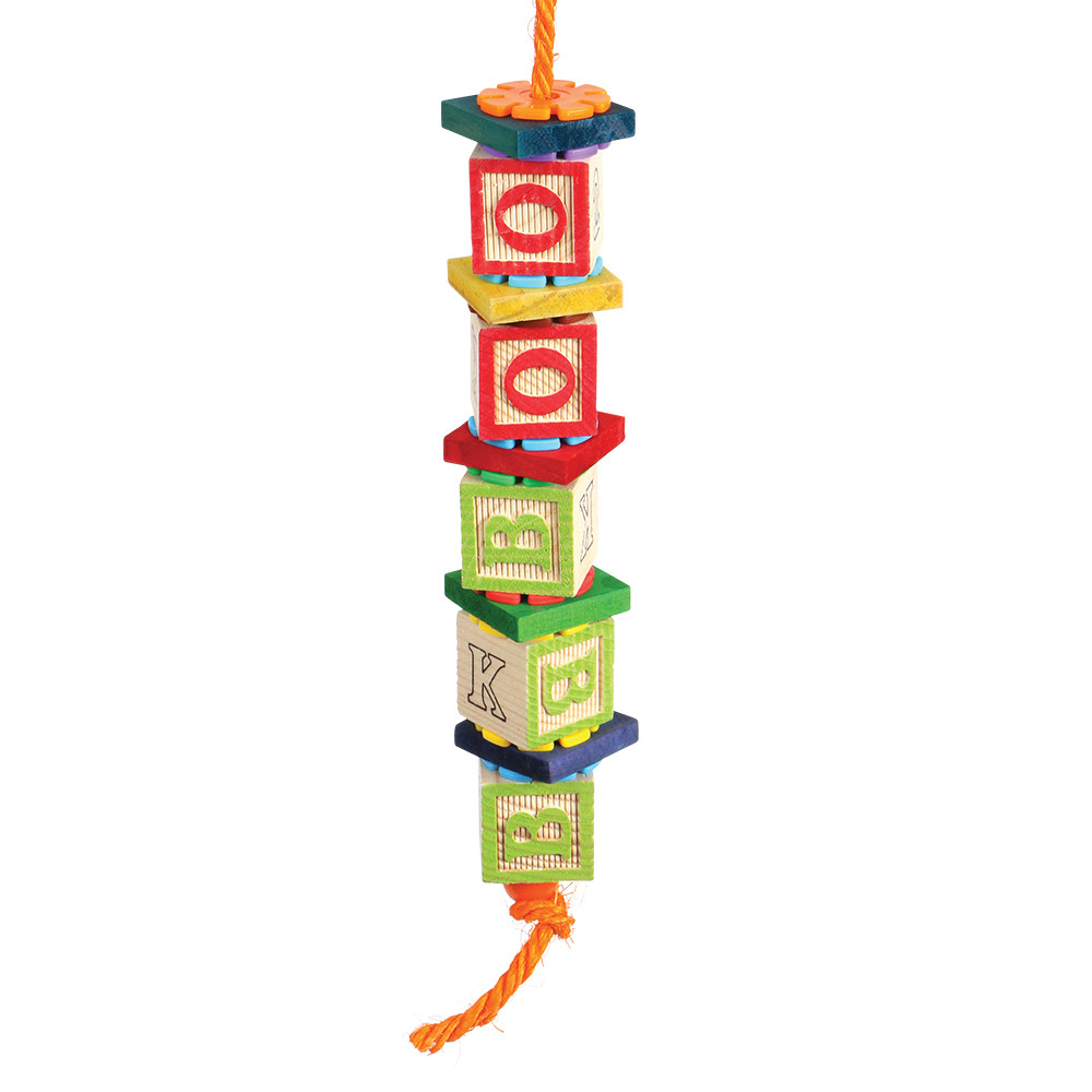 An image of ABC Block Stacker Parrot Toy