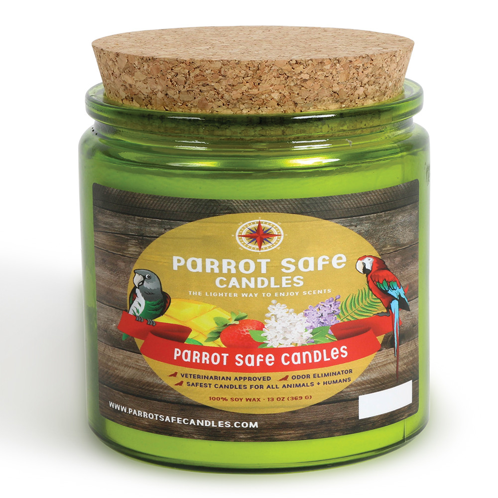 An image of Parrot Safe Candle - No Scent - Pure Soy