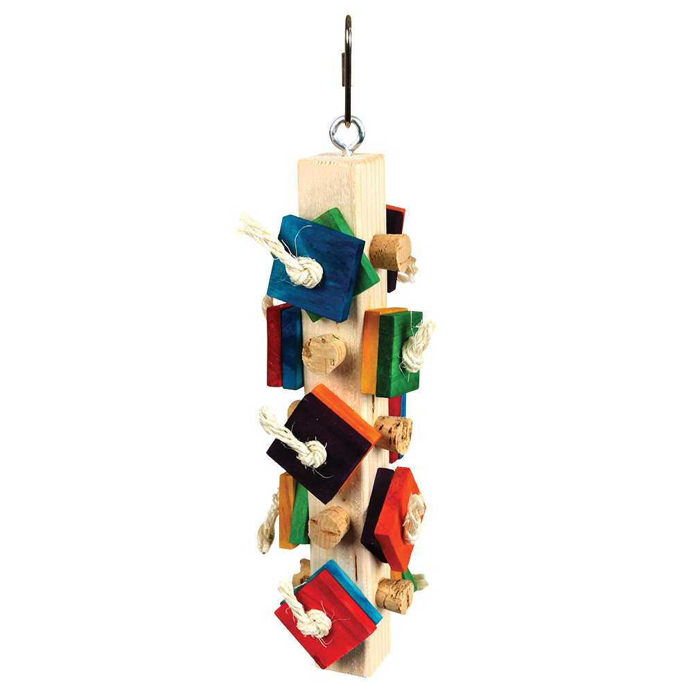 An image of Busy Log Parrot Toy Medium