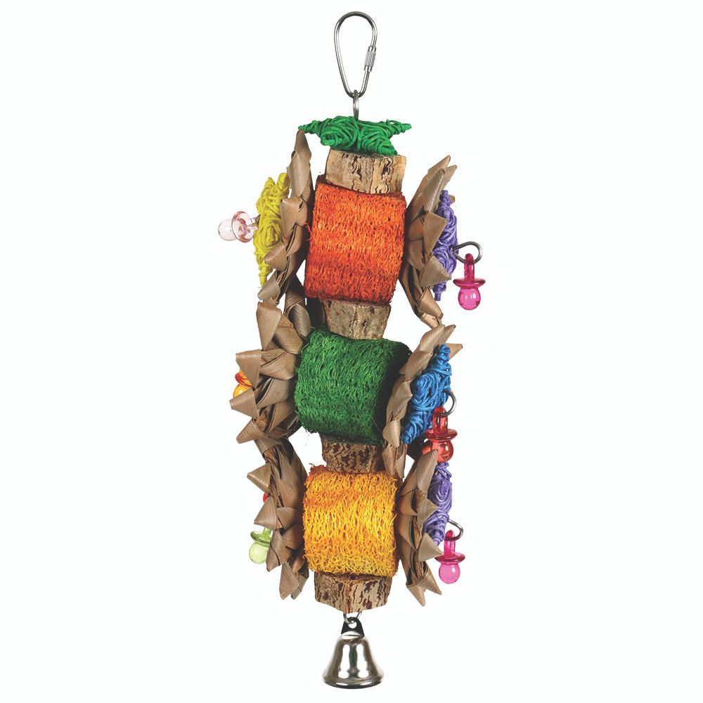 An image of Palm Star Tower Stack Parrot Toy