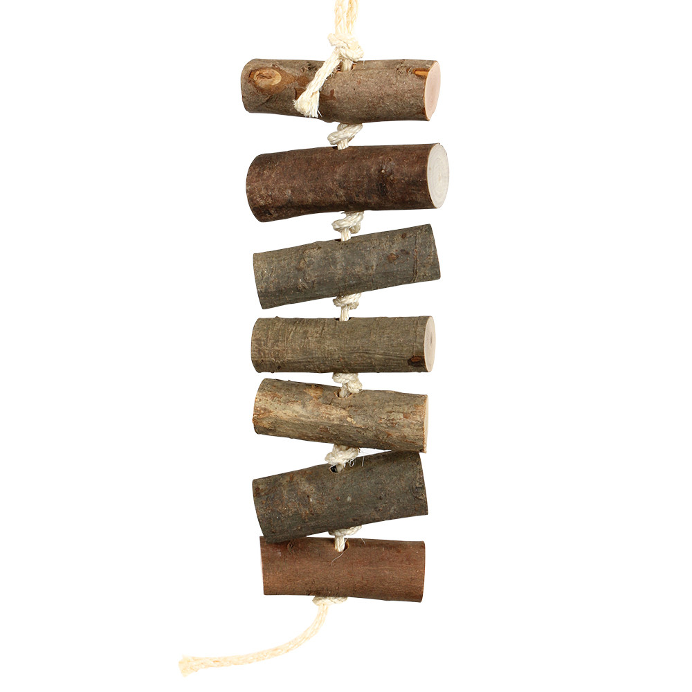 An image of Naturals Log Block Stackers Parrot Toy - Large