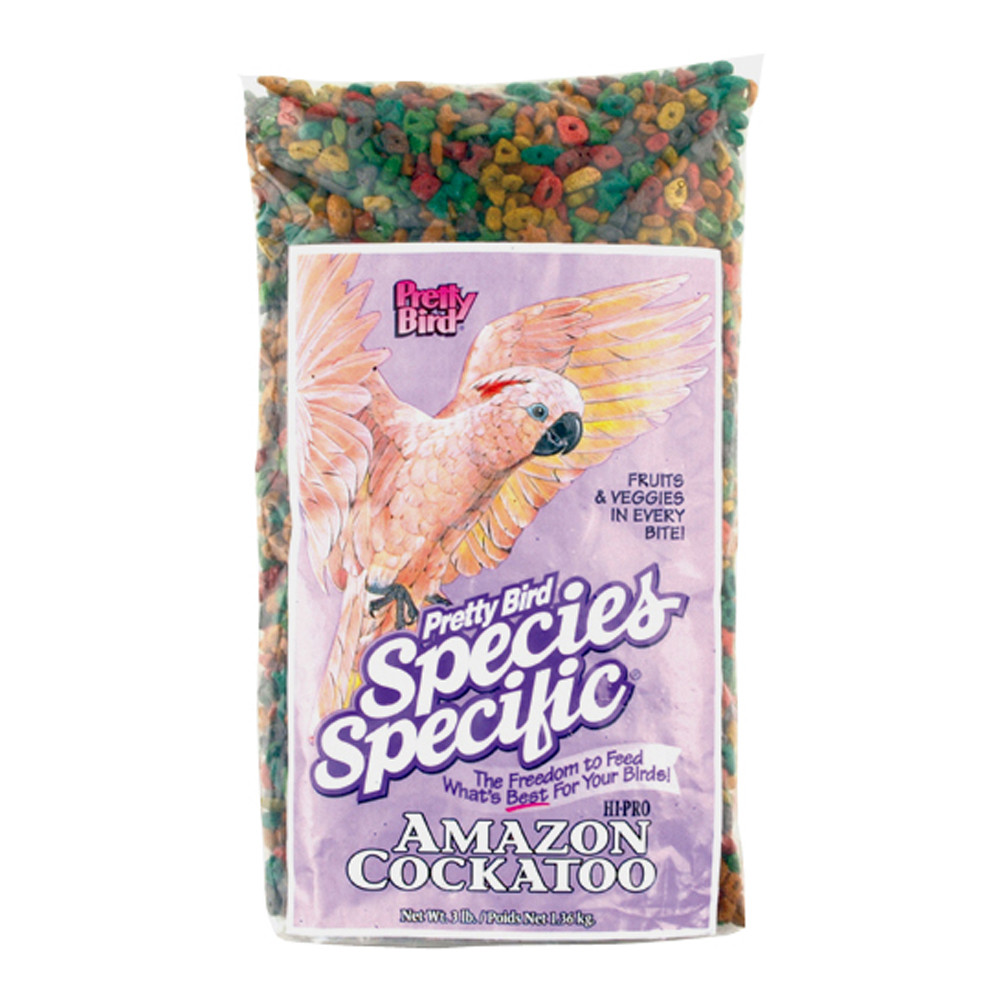 An image of Pretty Bird Hi-Pro Special 20lb Cockatoo and Amazon Parrot Food