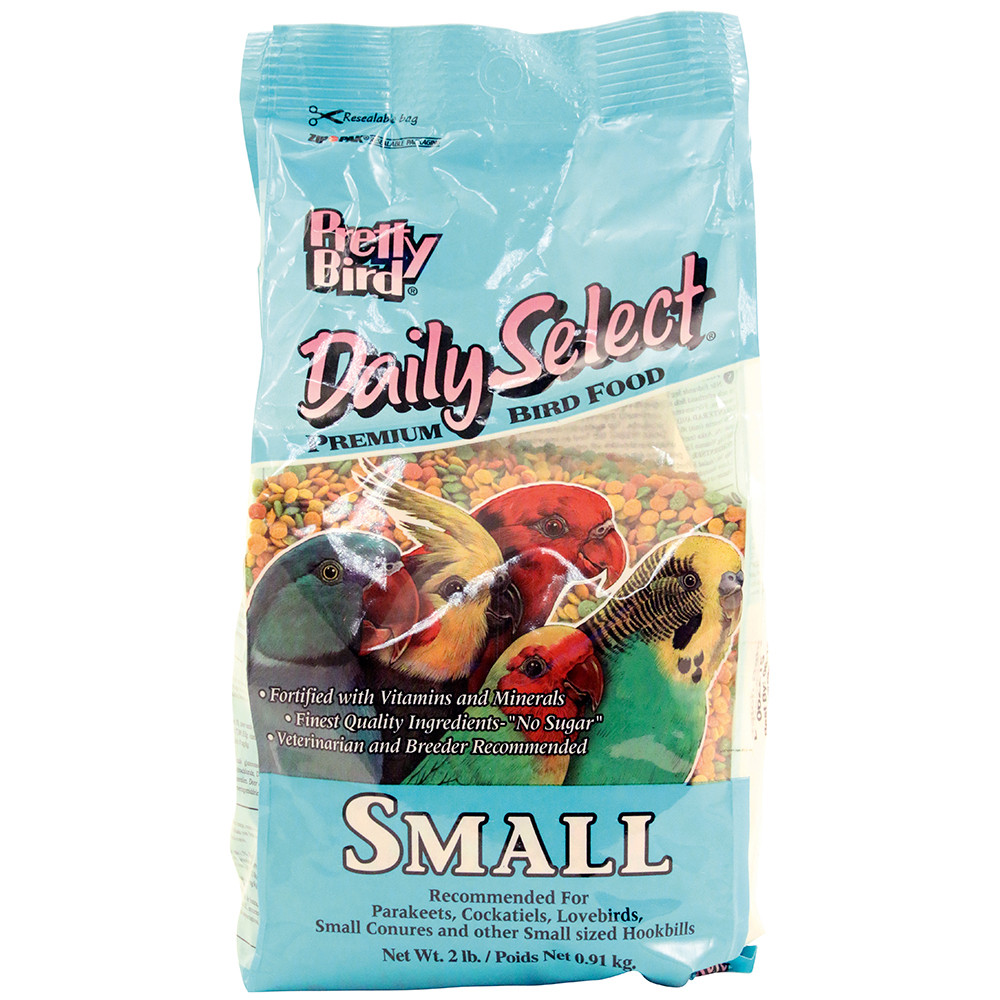 An image of Pretty Bird Daily Select Small 2lb Complete Parrot Food