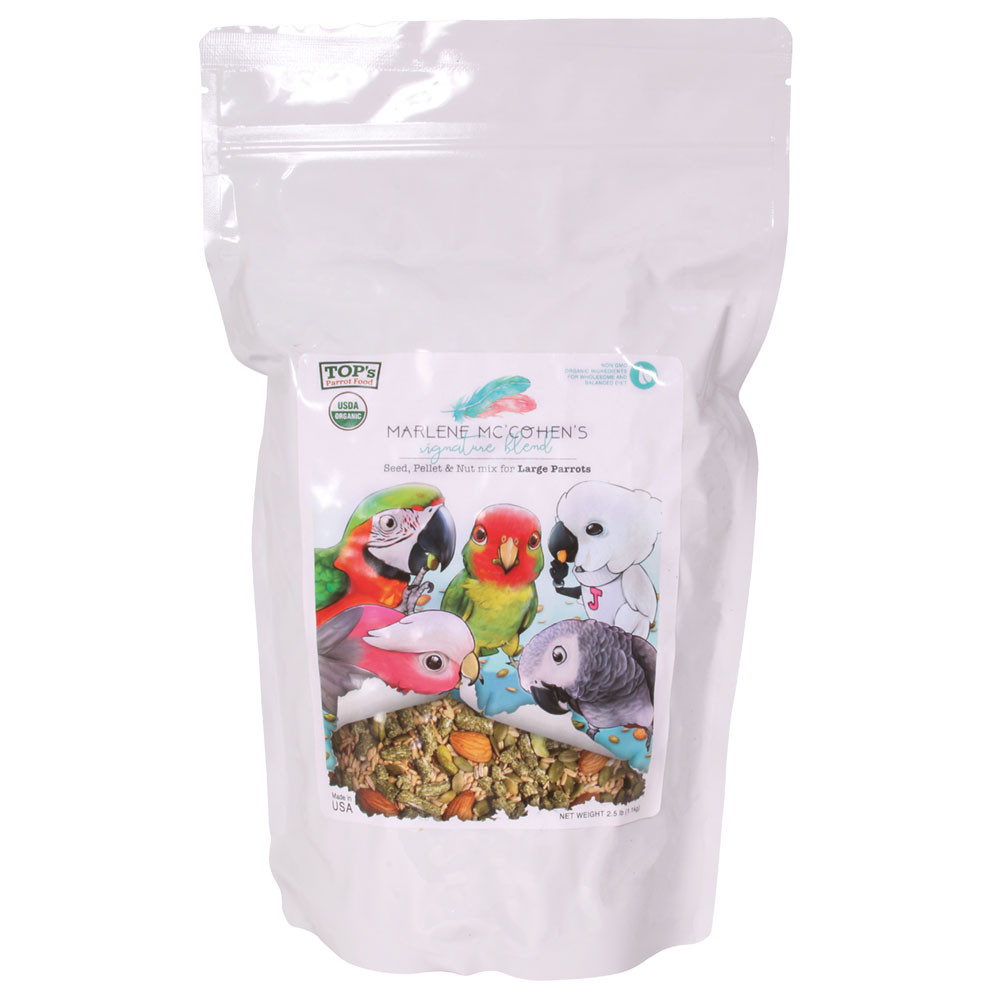 An image of TOP's Marlene Mc'Cohens Signature Blend Large Parrot Food 2.5lb