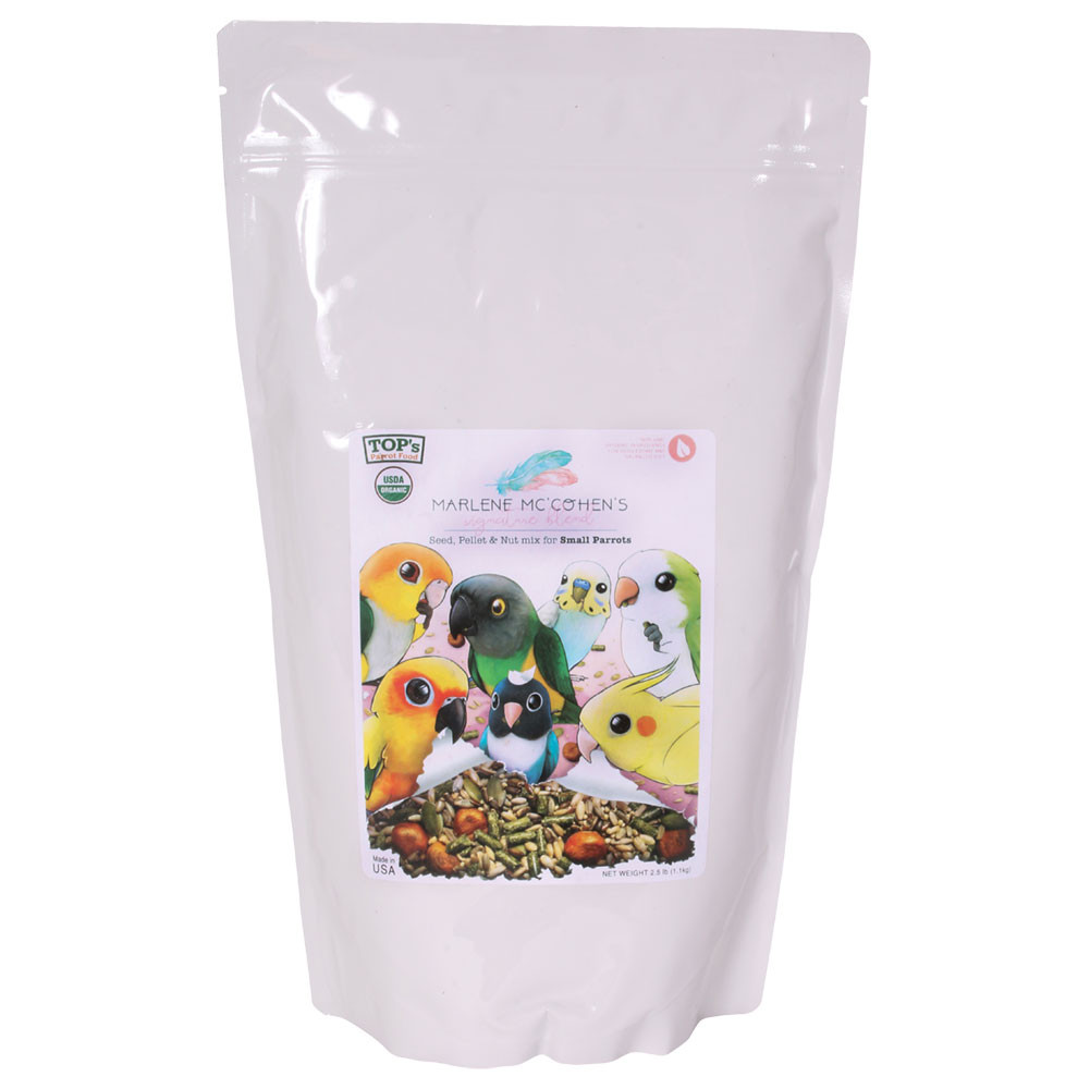 An image of TOP's Marlene Mc'Cohens Signature Blend Small Parrot Food 2.5lb