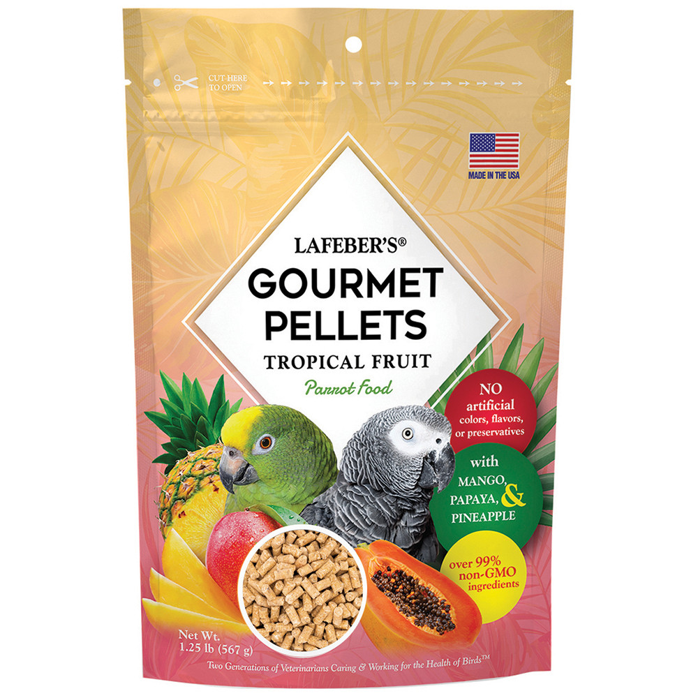 An image of Lafeber Gourmet Pellets Tropical Fruit 567g Complete Parrot Food