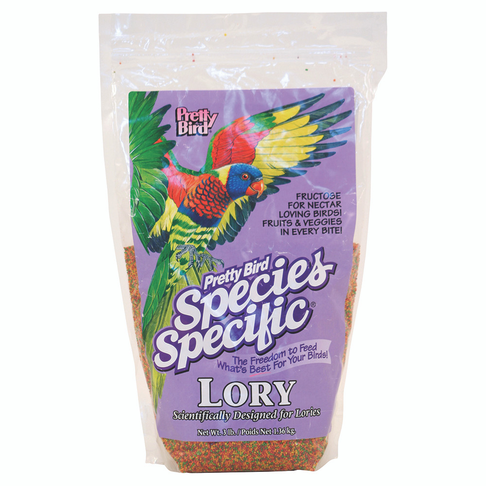 An image of Pretty Bird Lory Special 3lb Complete Parrot Food