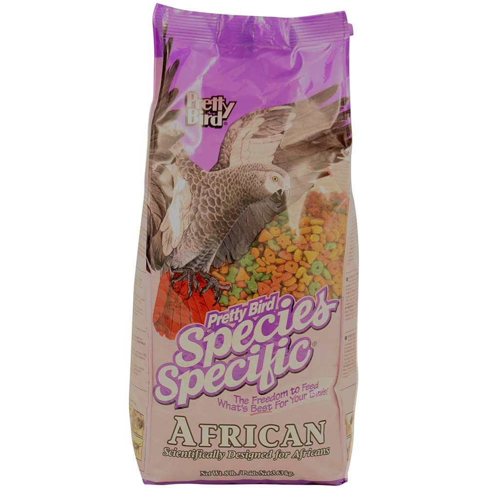 An image of Pretty Bird African Special 8lb Complete Parrot Food