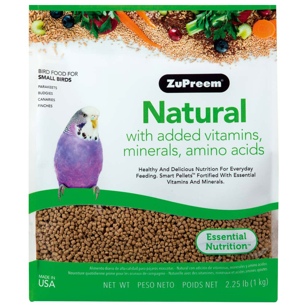 An image of ZuPreem Natural Complete Budgie Food 2.25lb