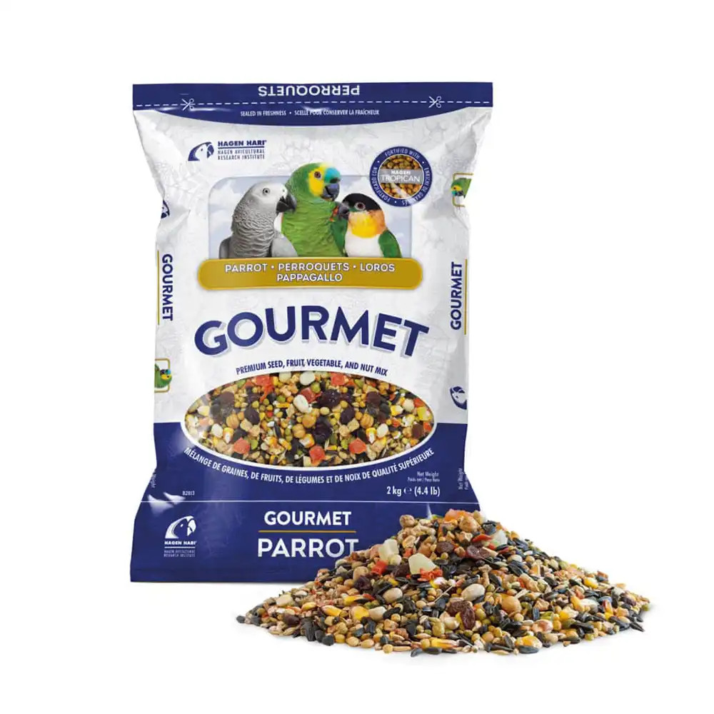An image of Hari Hagen Gourmet Premium Seed Mix Small Parrot Food 2kg