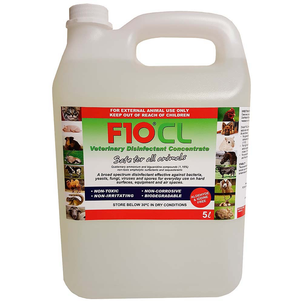 An image of F10 CL Avian Disinfectant Concentrate 5 Litre