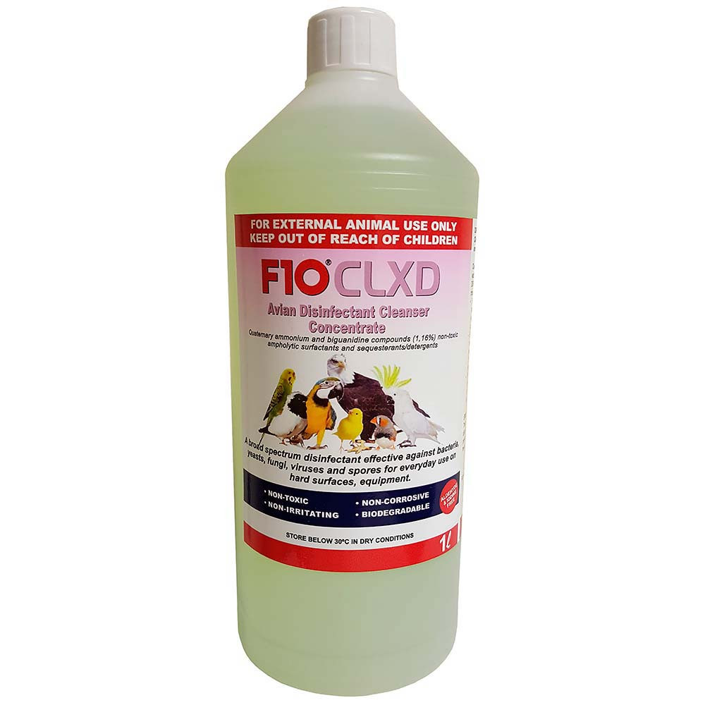 An image of F10 CLXD Avian Disinfectant Cleanser Concentrate 1 Litre