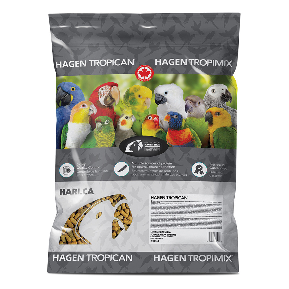 An image of Hari Hagen Tropican Lifetime Formula Sticks Parrot Food 9.07kg