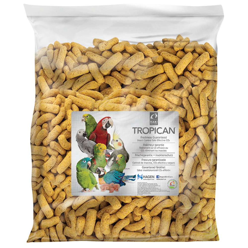 An image of Hari Hagen Tropican High Performance Formula Sticks Parrot Food 9.07kg