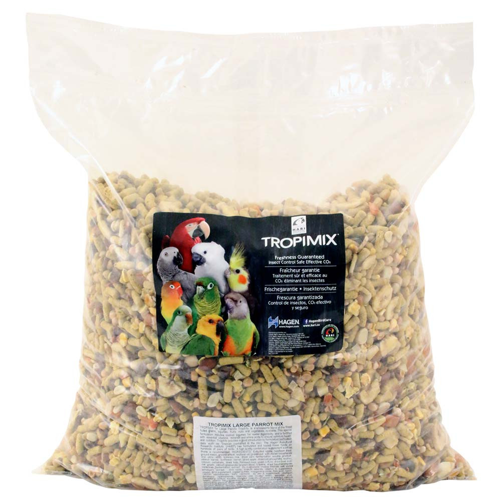 An image of Hagen Hari Tropimix Large Parrot Food Mix 9.07kg