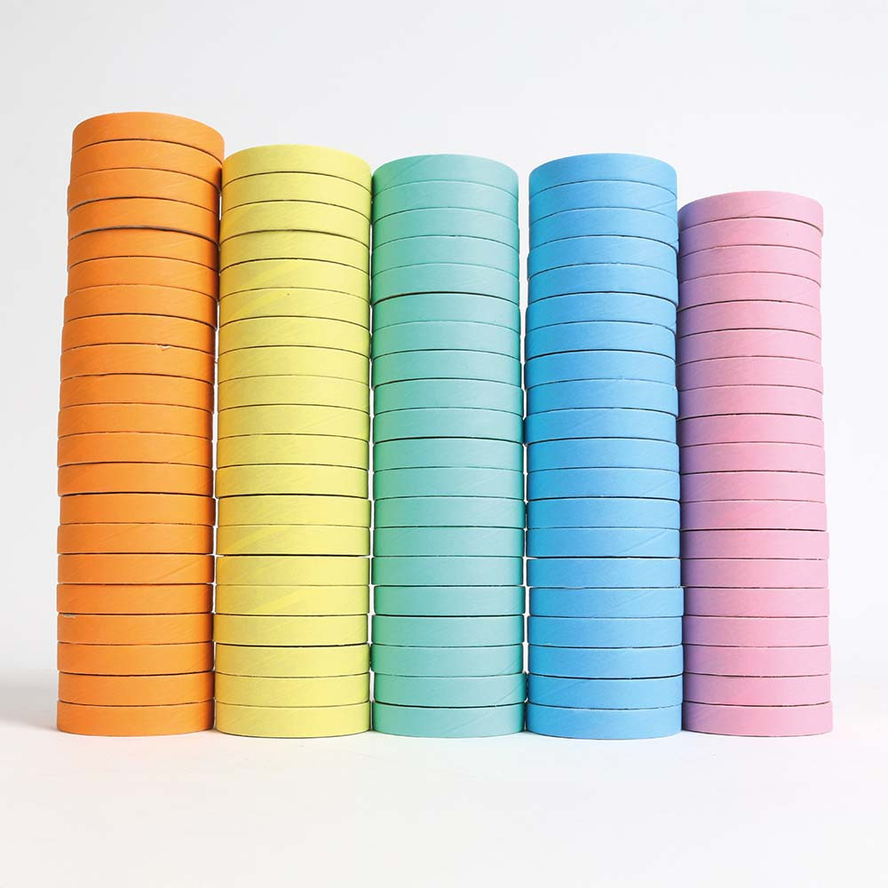 An image of Birdie Bangles Small Chewable Parrot Toy Pack of 100
