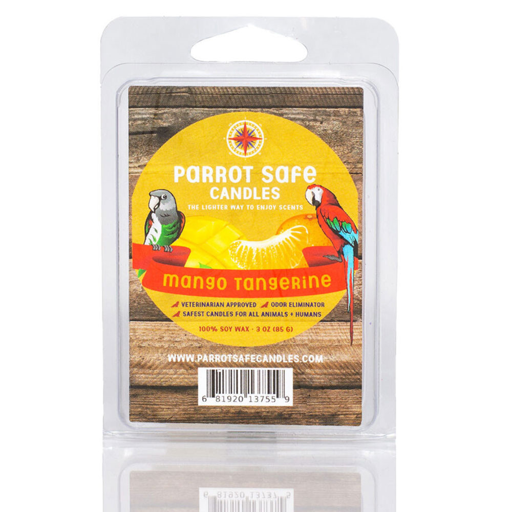 An image of Parrot Safe Wax Melts Mango Tangerine Scented