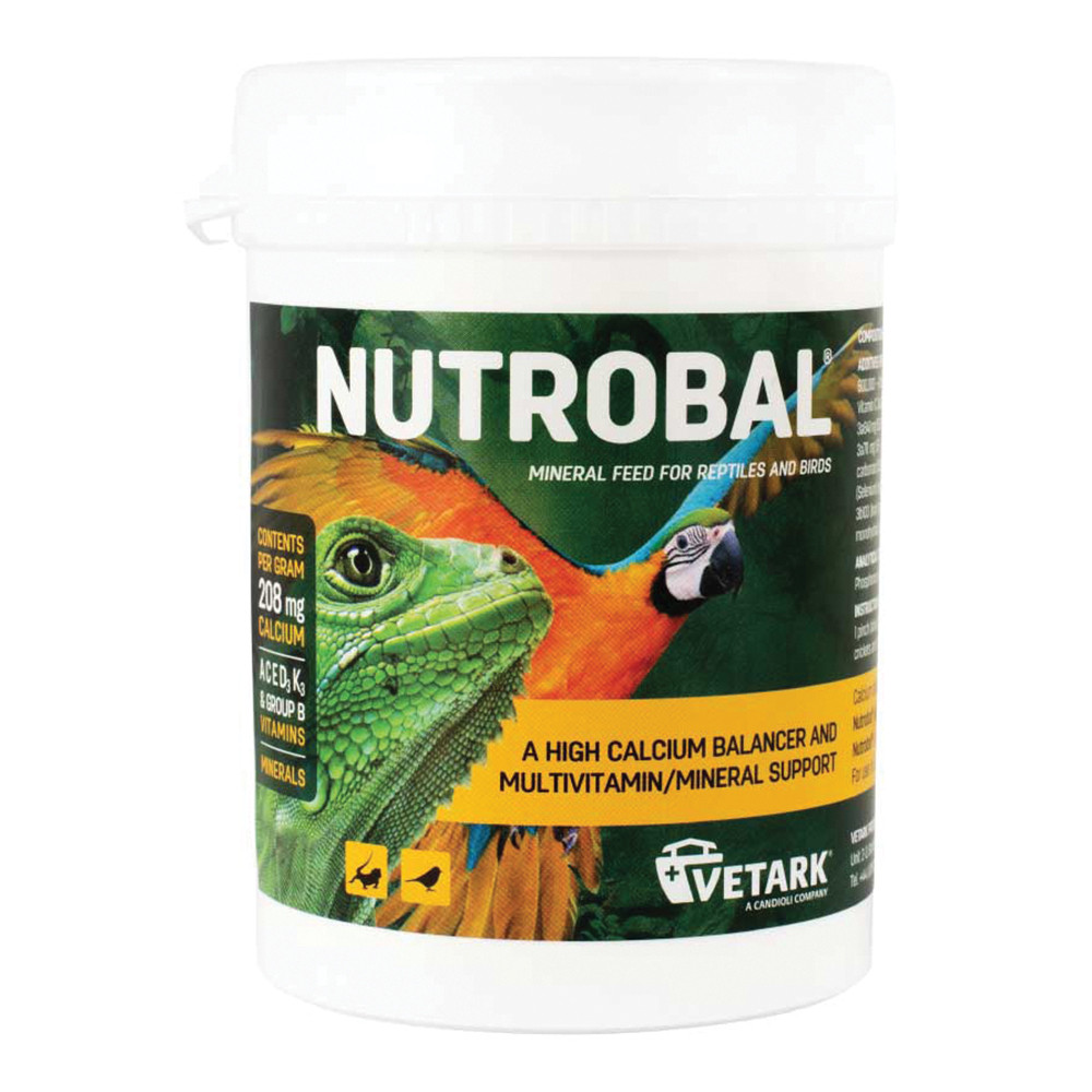 An image of Nutrobal Powdered Calcium and D3 Bird Supplement 100g