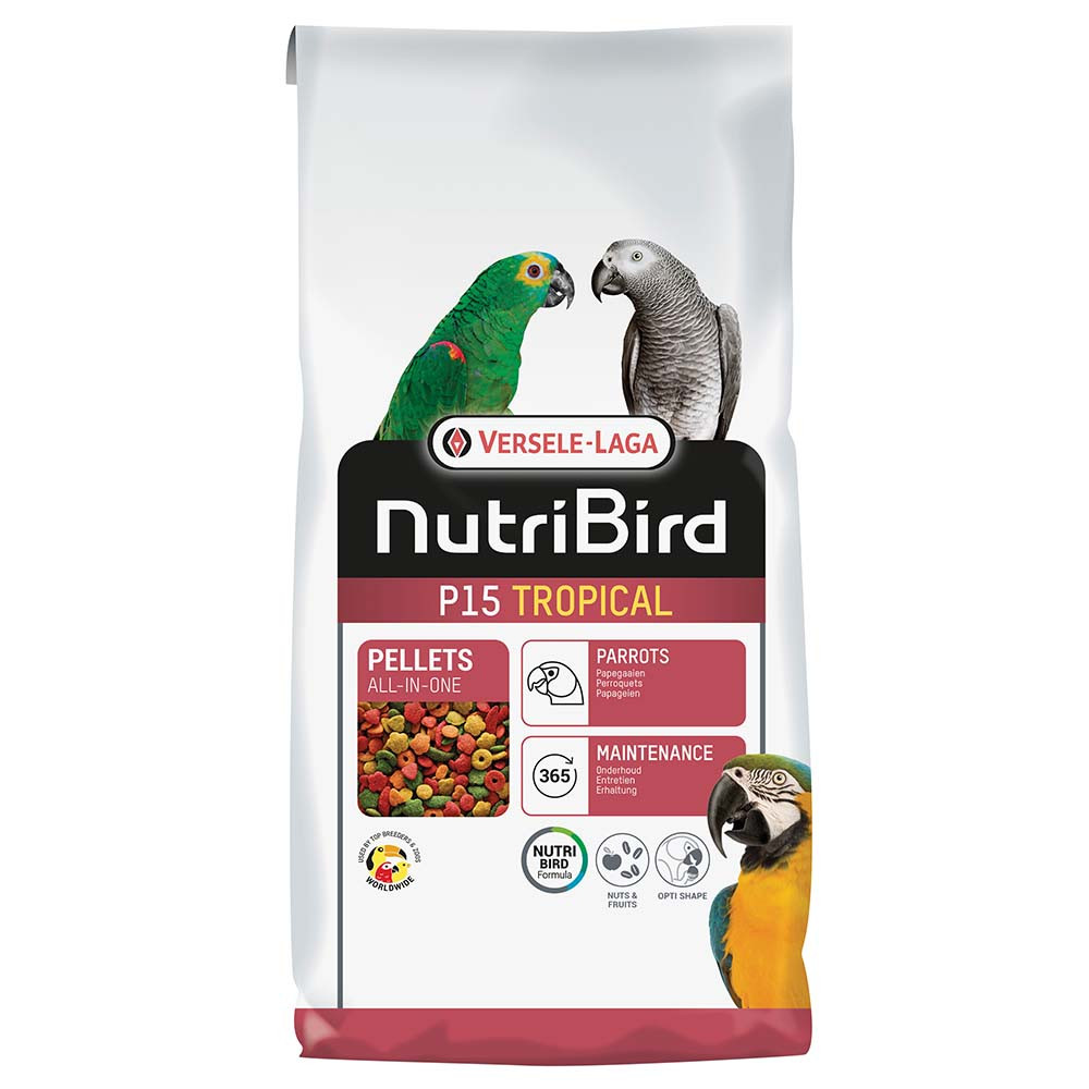An image of Nutribird P15 Tropical Maintenance 10kg Complete Diet