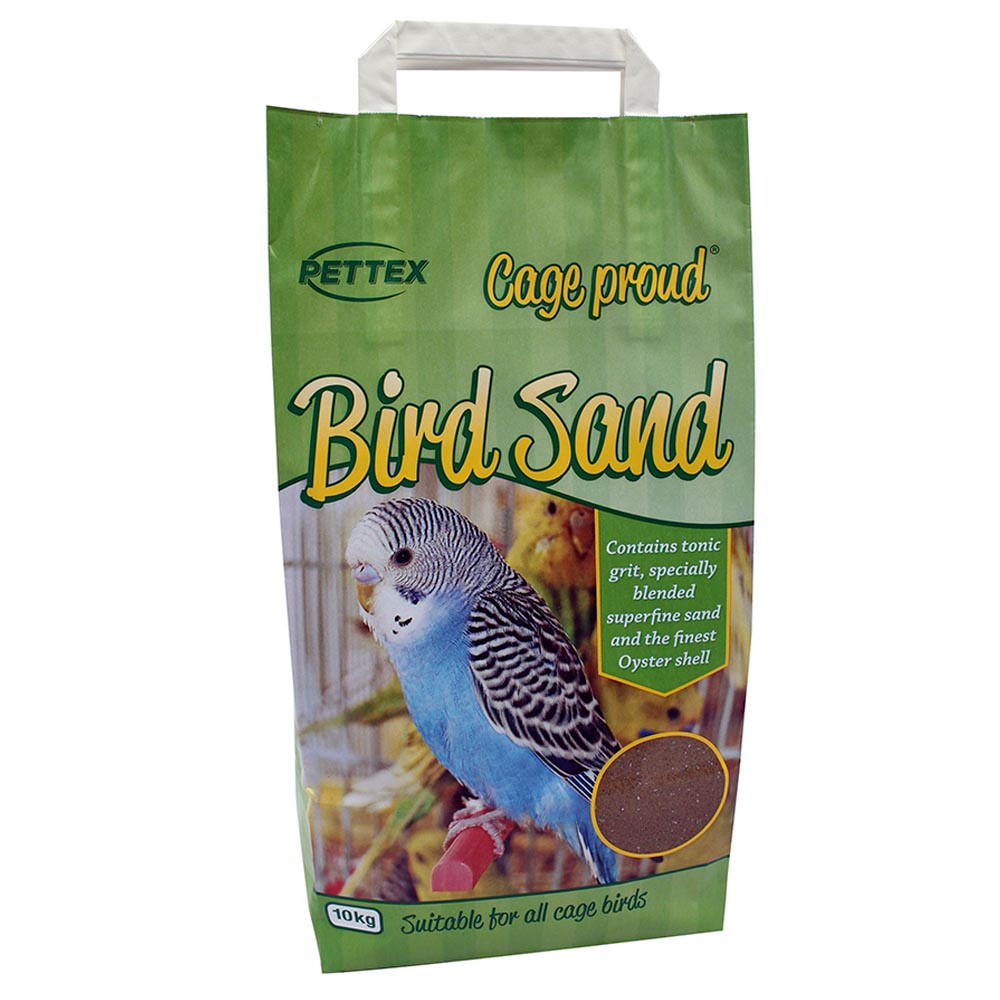 An image of Pettex Cage Proud Bird Sand with Oyster Shell 20kg