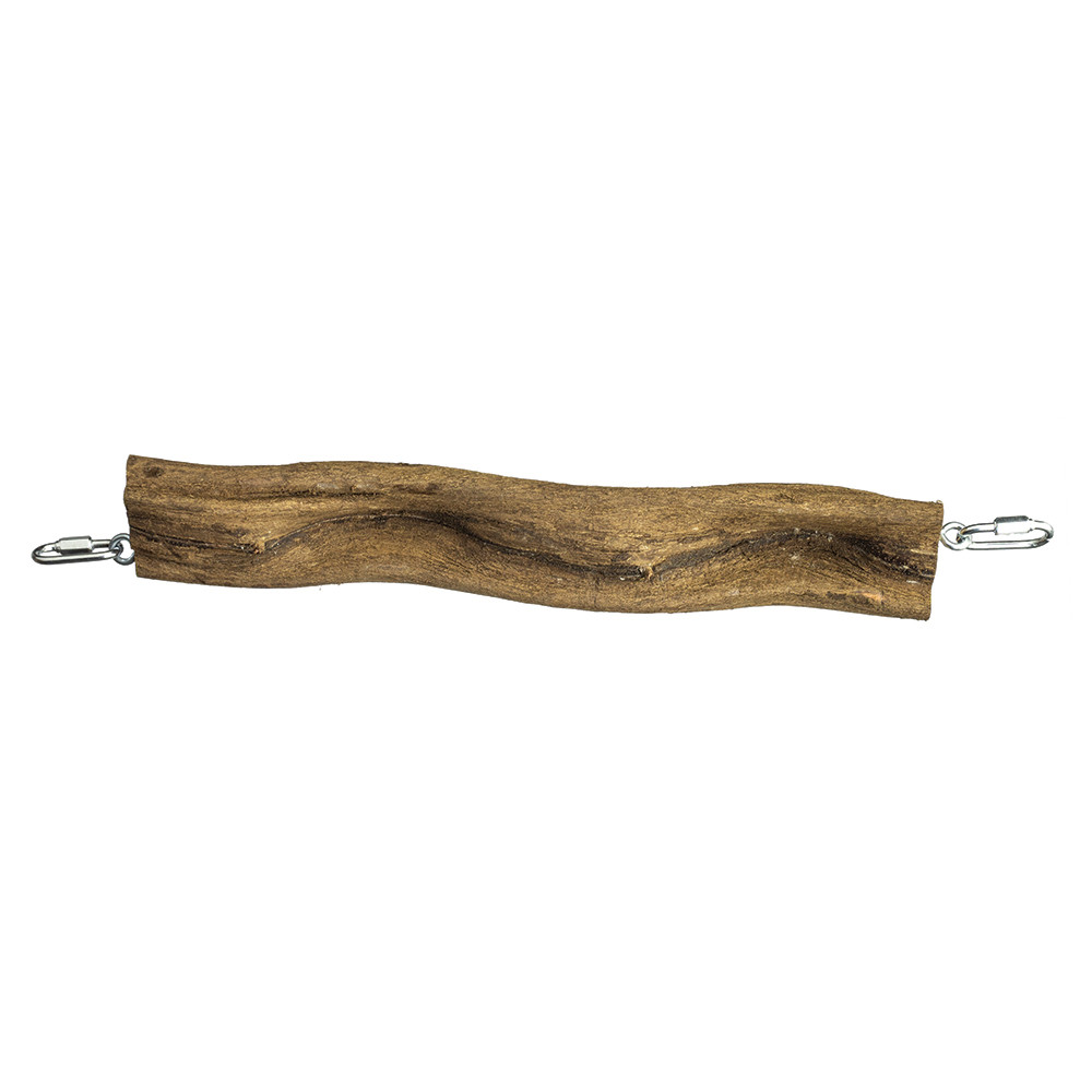 An image of Wavy Wood Wiggle Corner Parrot Perch Small