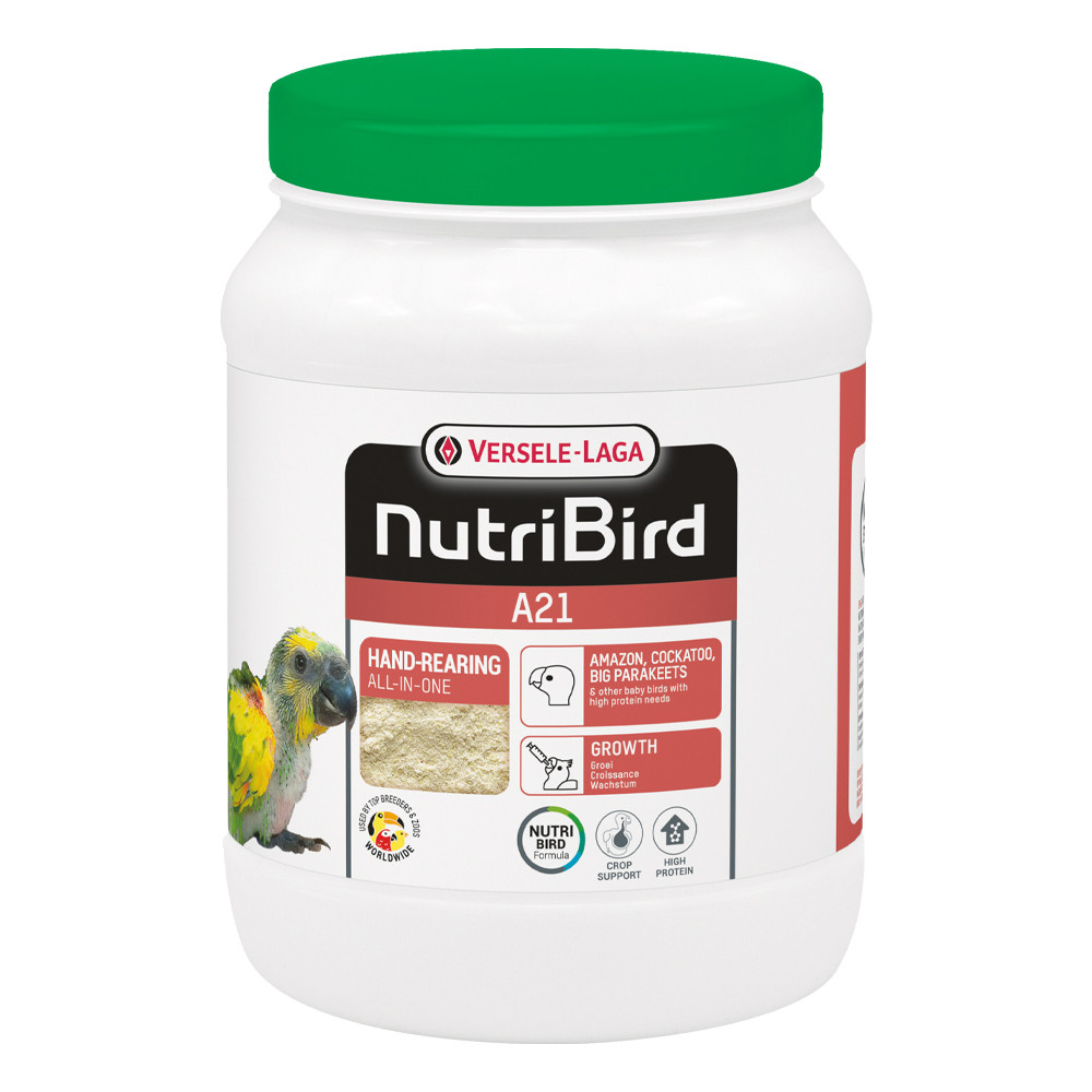 An image of NutriBird A21 High Protein Hand Rearing Food for Baby Birds 800g