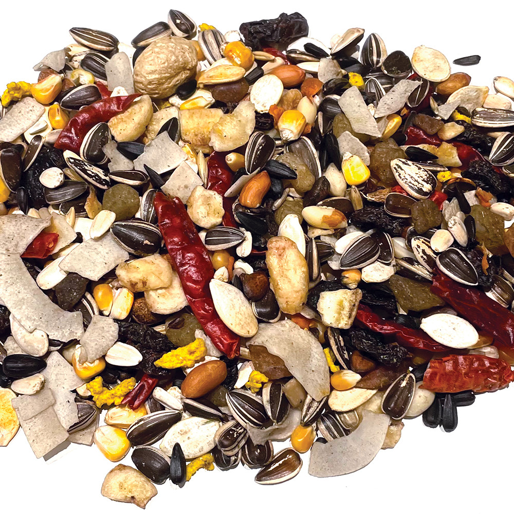 An image of Colonels Deluxe Seed Mix Parrot Food 12.5kg