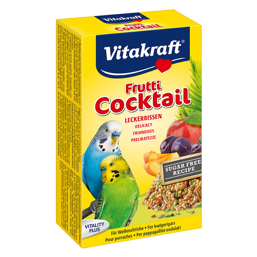 An image of Vitakraft Frutti Cocktail Budgie Treat with Fruit 200g