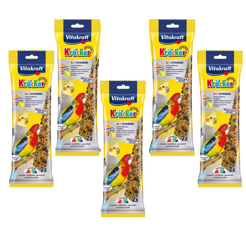 An image of Vitakraft Cockatiel Treat Stick Multi-Vitamin Case of 5