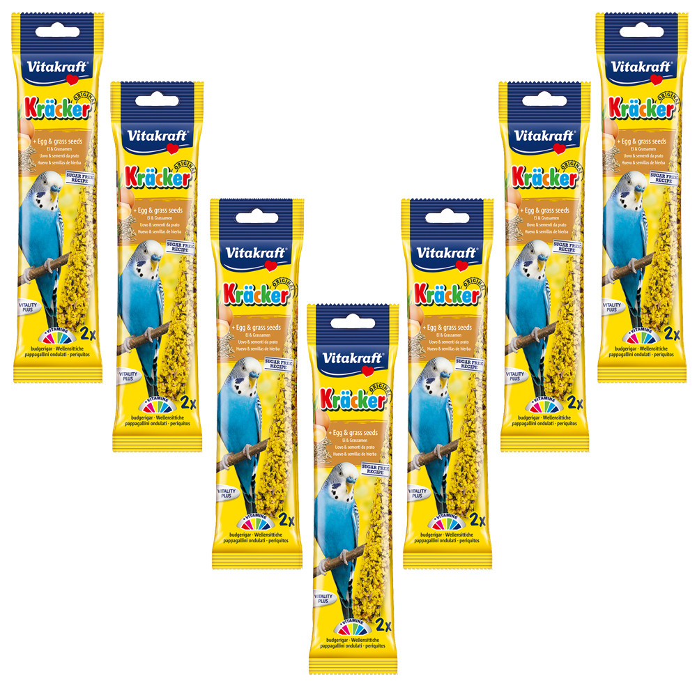 An image of Vitakraft Budgie Treat Sticks Egg Case of 7