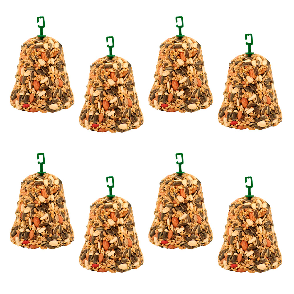An image of Johnsons Parrot Bumper Treat Seed Bell - 150g Case of 8