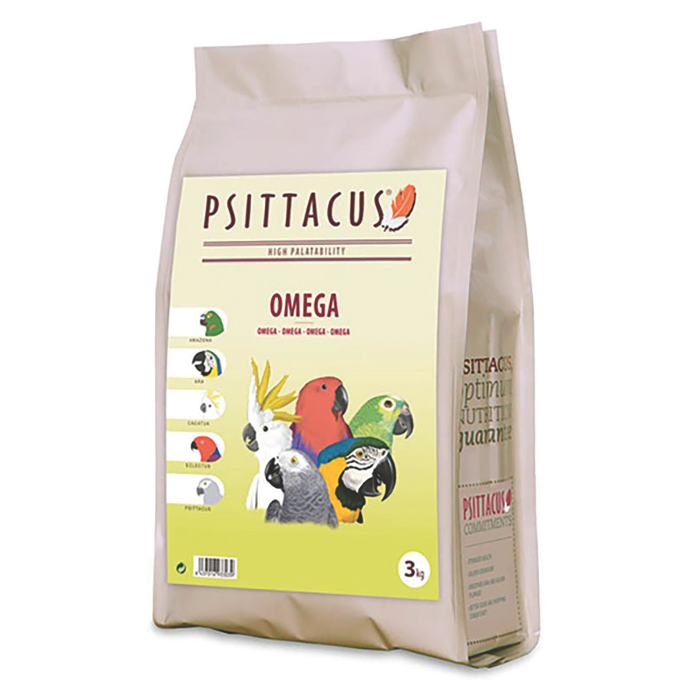 An image of Psittacus Omega Parrot Food 3kg