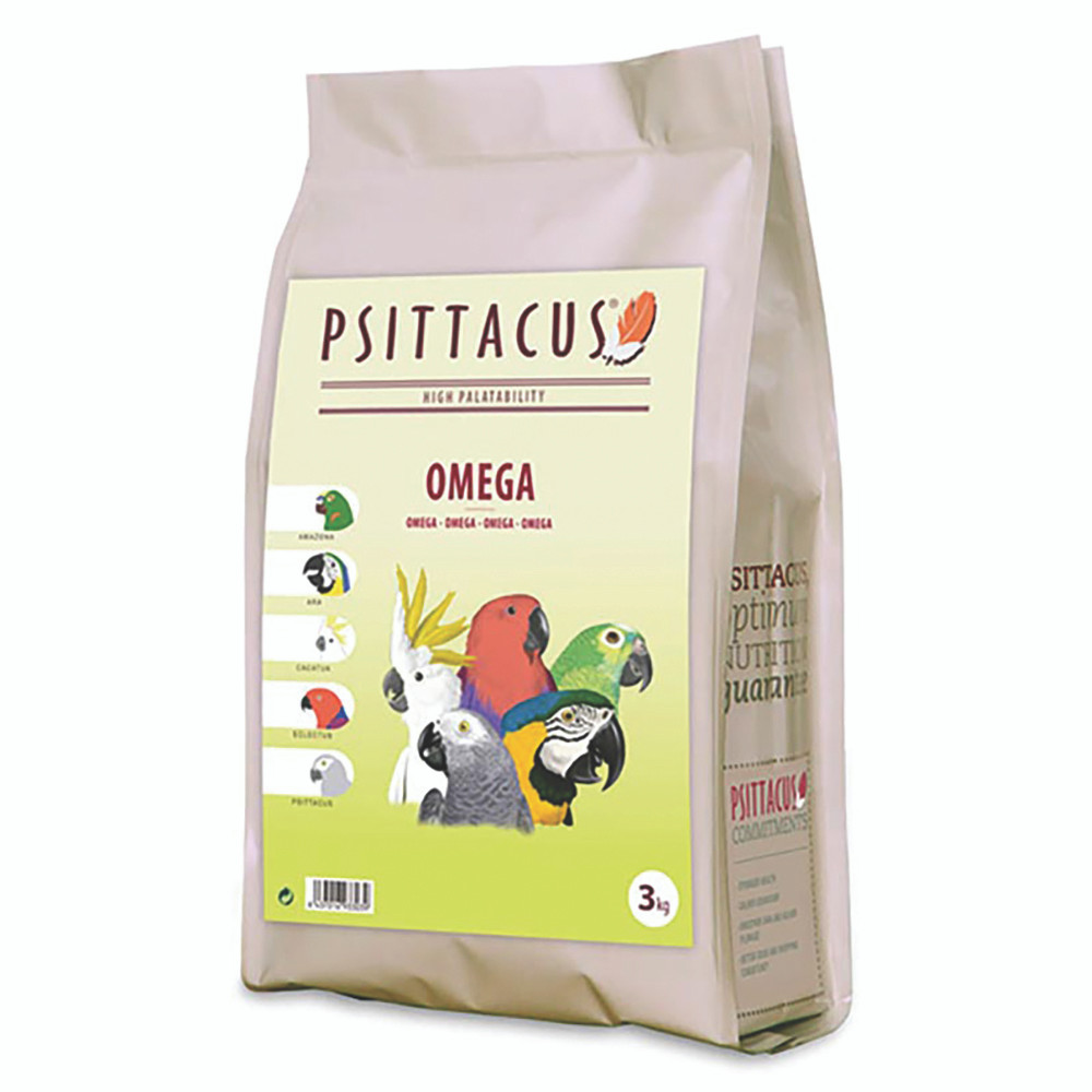 An image of Psittacus Omega Parrot Food 3kg