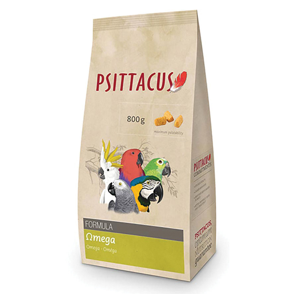 An image of Psittacus Omega Parrot Food 800g