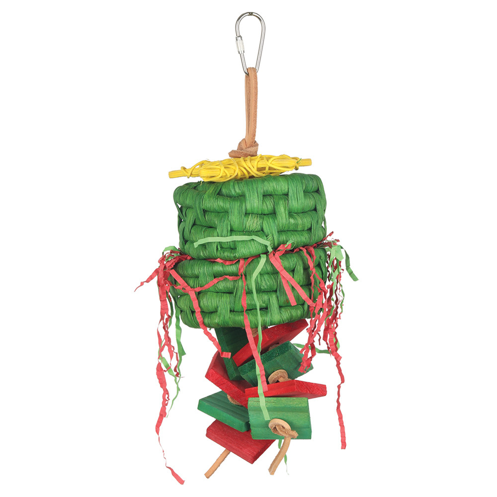 An image of Festive Maize Muncher Chewable Foraging Parrot Toy