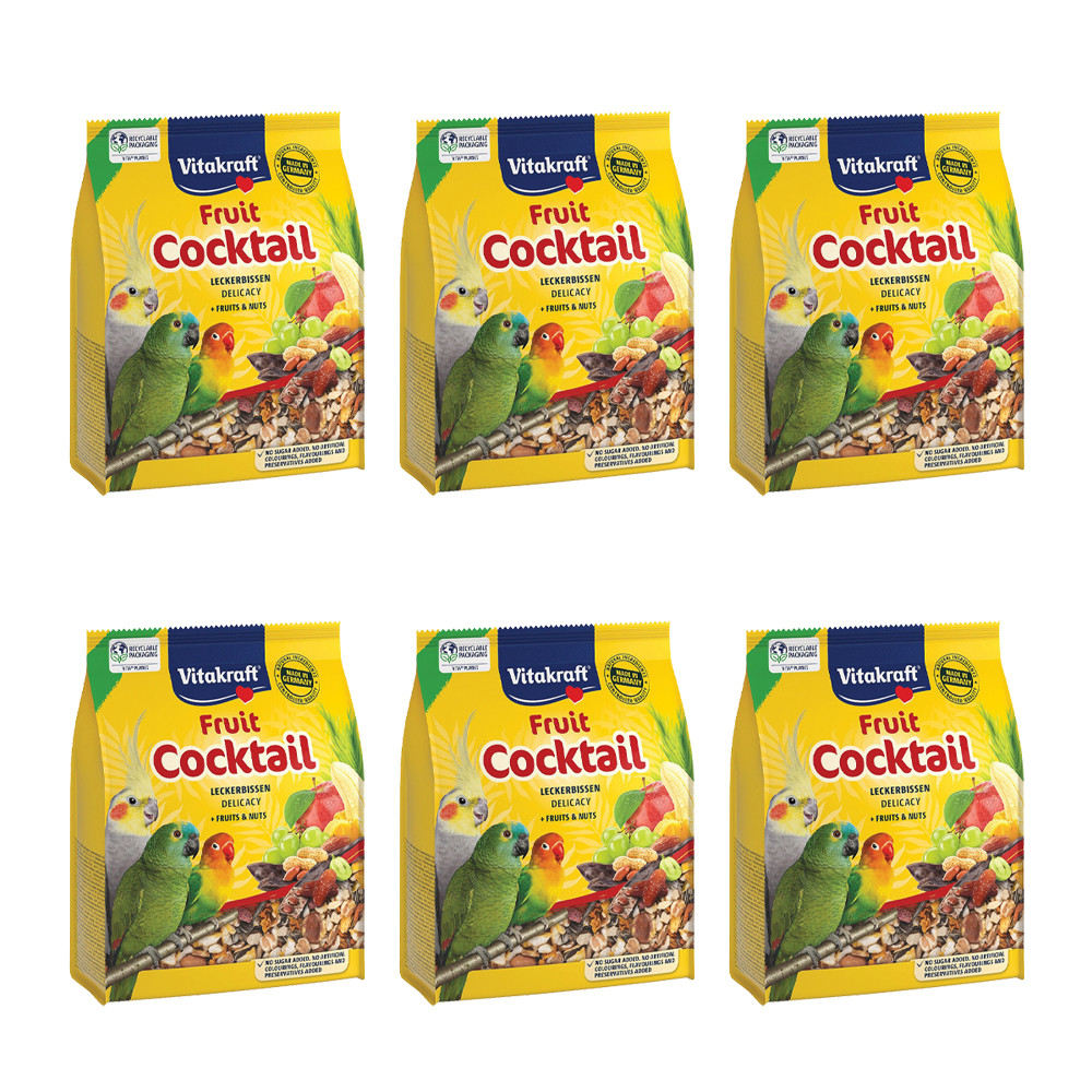 An image of Vitakraft Cocktail - Parrot - Fruit & Nut - 250g Case of 6