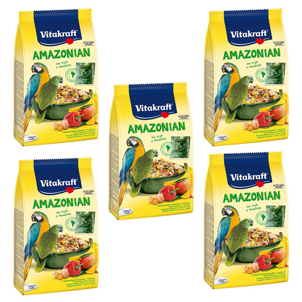 An image of Vitakraft Amazonian Food - 750g Case of 5