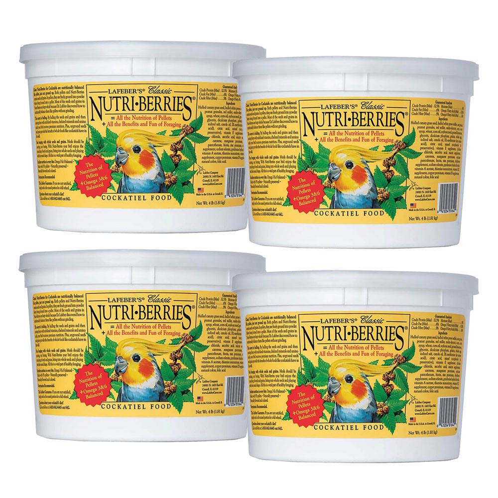 An image of Lafeber Cockatiel NutriBerries Original 1.8kg Complete Cockatiel and Budgie Food...