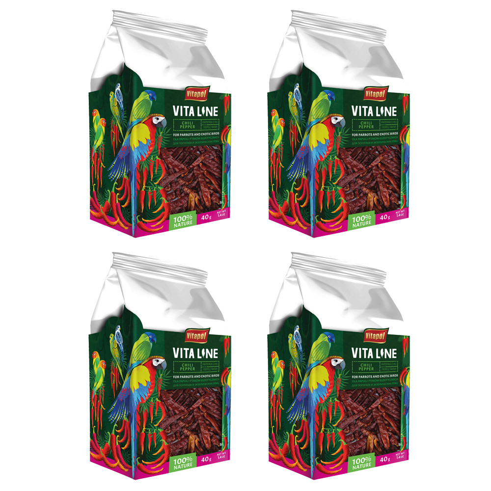 An image of Vitapol Vita Line Chilli Pepper - 40g - Case of 4