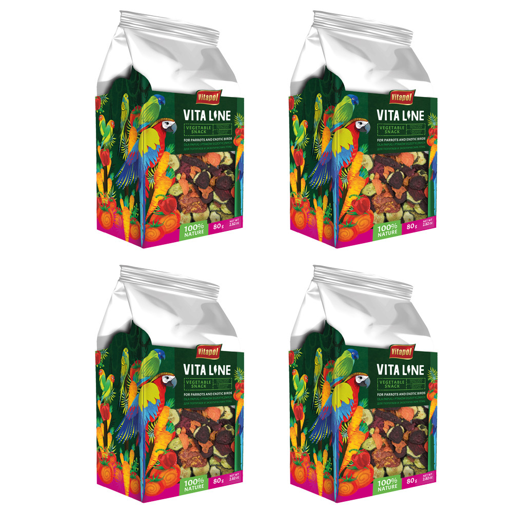 An image of Vitapol Vita Line Vegetable Mix - 80g - Case of 4