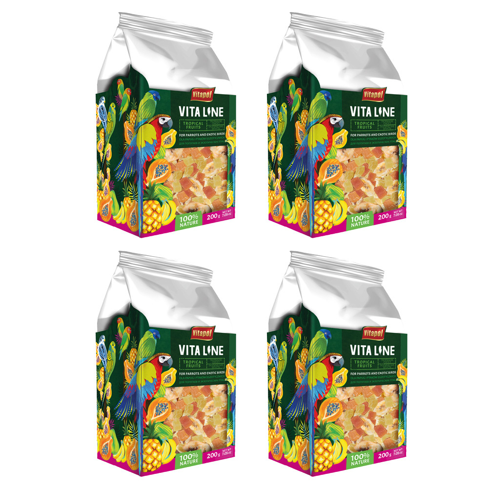 An image of Vitapol Vita Line Tropical Mix - 200g - Case of 4