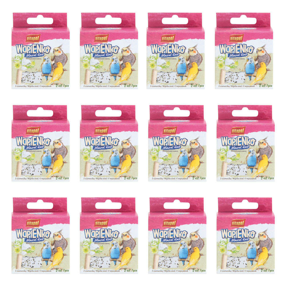 An image of Vitapol Mineral Block with Nigella Sativa - Twinpack - Case of 12