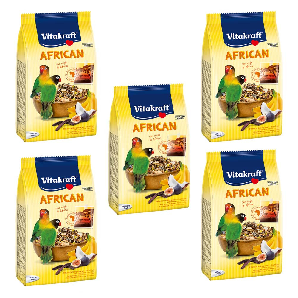 An image of Vitakraft Small African Food 750g Case of 5