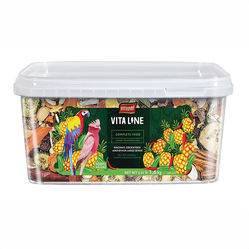 An image of Vitapol Vitaline Macaw and Cockatoo Food 1.6kg