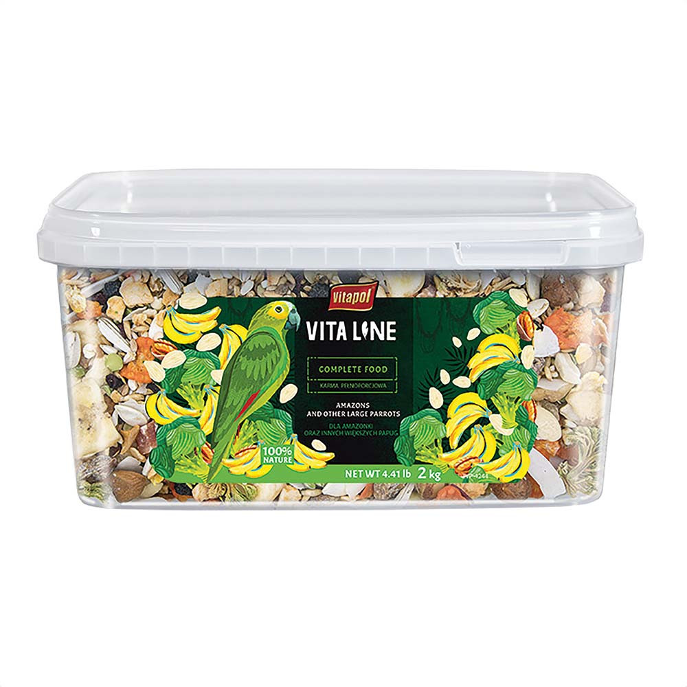 An image of Vitapol Vitaline Amazon Parrot Food 2kg