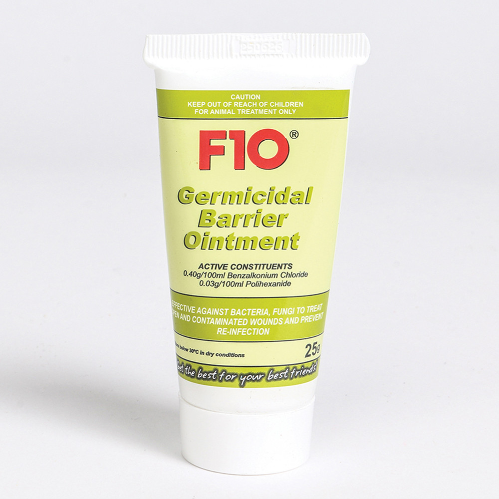 An image of F10 Germicidal Barrier Ointment 25g Tube