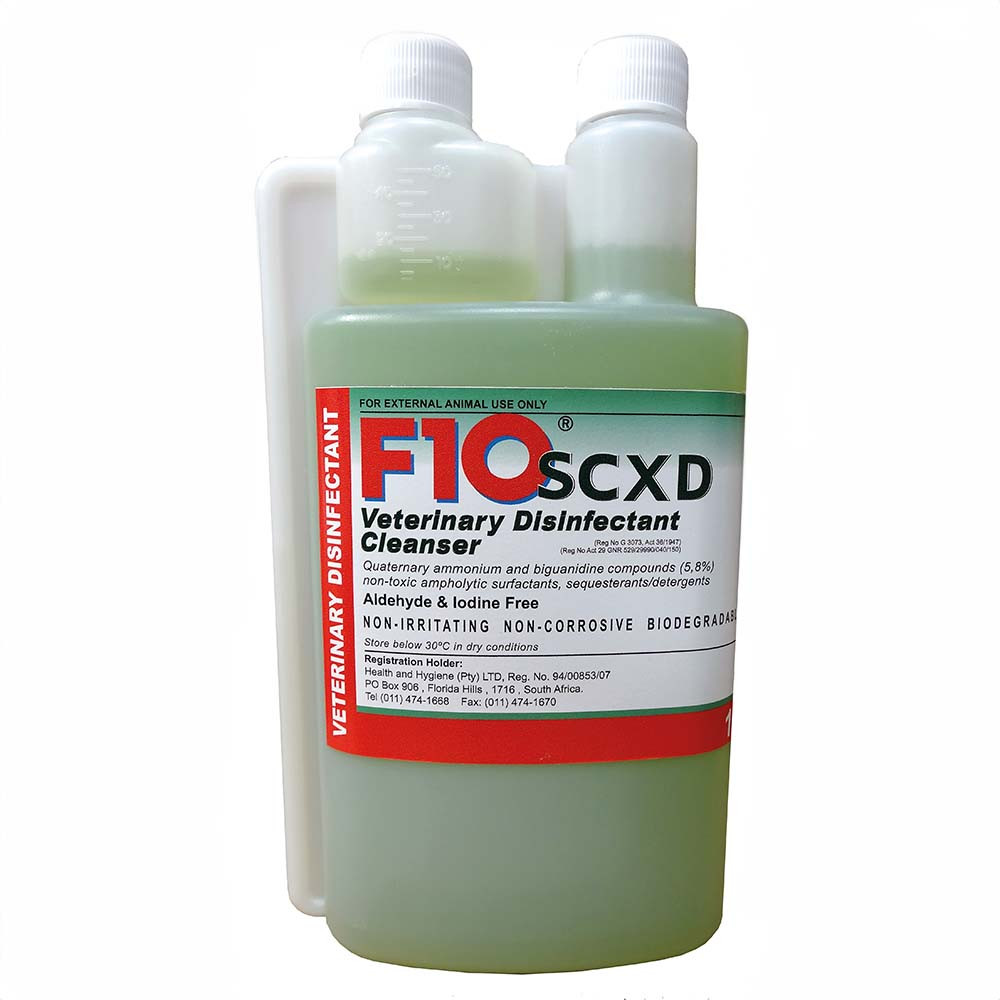 An image of F10 SCXD Veterinary Disinfectant Cleanser 1 Litre