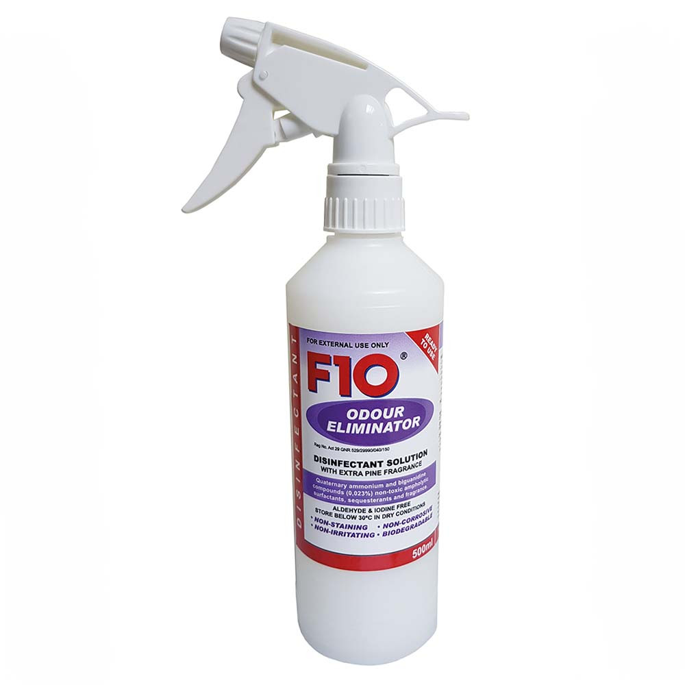 An image of F10 Odour Eliminator Disinfectant Solution 500ml